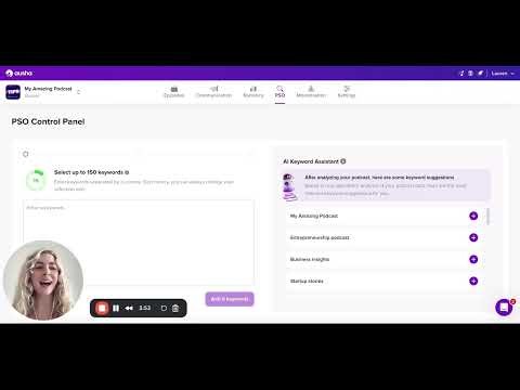 How to set up the PSO tab for the first time?
