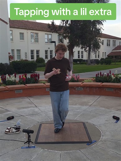 Tapping with a lil extra #sjsutapman #tapdance #fyp | tap dance