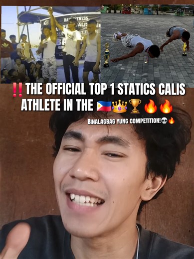 ‼️THE OFFICIAL TOP 1 CALIS ATHLETE IN THE PHILIPPINES⁉️🇵🇭🏆🔥 @ralph.calis 👑 #calisthenics #calisthenicsreaction #fyp #addycasil #planche