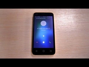 Alcatel PIXI 3 (4,5) incoming call, bootanimation