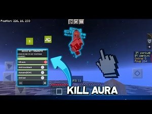 The best Hacked Client for mcpe injector Craft Op Kill aura