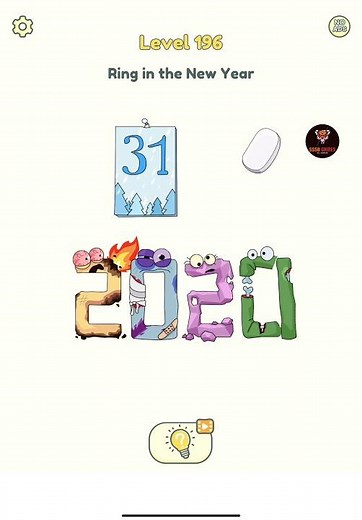 DOP 2 Delete One Part: Ring in The New Year Gameplay Walkthrough #Shorts