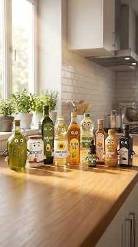 The 10 types of oils and what each one is used for. #shorts