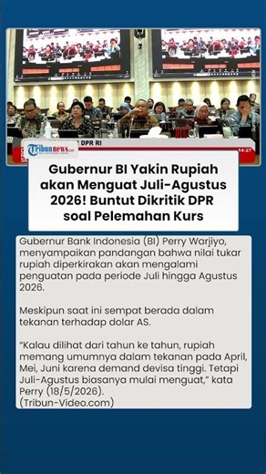 BI Ungkap Pola Tahunan Rupiah, Diperkirakan Menguat Juli–Agustus 2026 Usai Tekanan Awal Tahun