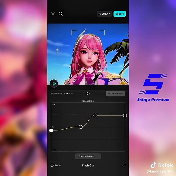 Reverse edit tutorial @Shiryu - សុីរីយូ #shion #edit #fypシ #capcut #reverse