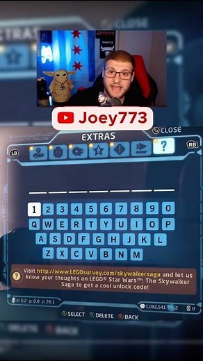 How to UNLOCK *EXCLUSIVE* Character + Ship Codes in LEGO Star Wars: The Skywalker Saga! | #shorts