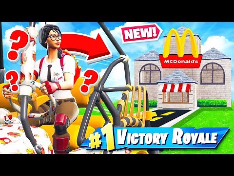 McDonalds DRIVE THRU for Loot! Game Mode in Fortnite