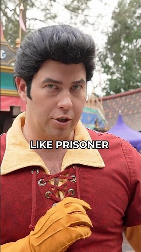 How Gaston SAVED Belle from the Beast! #gaston #princessbelle #disneyland