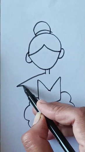 how to draw beautiful and easy dancing 💃🕺👯girl