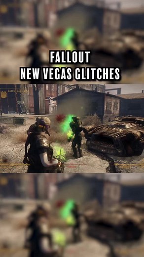 The most well-timed glitch in Fallout New Vegas #fyp #gaming #gamingmeme #kevduit #meme #fallout