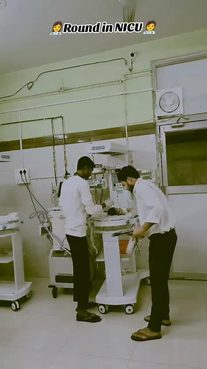 🏥🧑‍⚕️Round in NICU🧑‍⚕️🏥 #nicubaby #tretment #chart #dr .sachinkumar5
