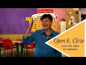 Open and Close | Learn ASL Signs for Opposites