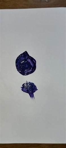 red and blue colour mixing #art #artscraft #diy red +blue= purple 💜 ❤+ 💙= 💜 art #satisfying