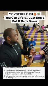 14K views · 234 reactions | You can lift your pivot foot to pass or...