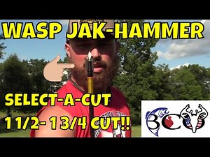 WASP JAK HAMMER SELECT-A-CUT VS BALLISTIC GEL!!- BROADHEAD TEST SERIES PT:15