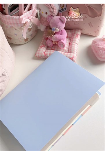 Refillable Binder Notebook for School Supplies