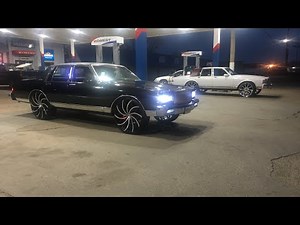 Box chevy on 26s beating