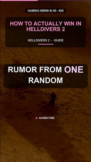 How To Actually Win In Helldivers 2