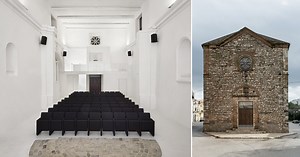 luigi valente   mauro di bona restore a historical italian church to create a theater