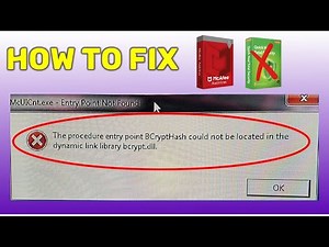How to Fix MCUICNT.EXE Entry Point Not Found Error in Windows 11