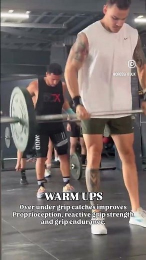 CrossFit Warmup routine before weightlifting.