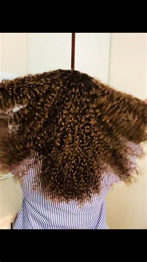 Amazing Results of Brushed Out Jerry Curls Tutorial