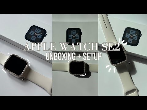Apple Watch Se2 Aesthetic Unboxing ⌚️🎀 | Unboxing + Setup