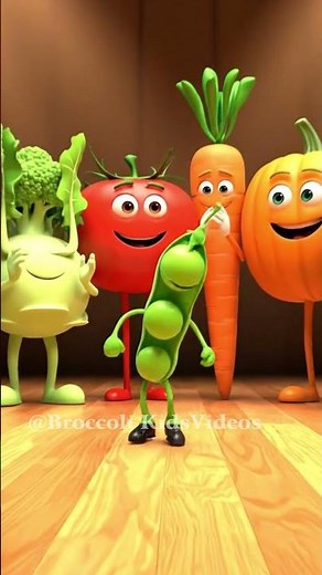 Dance and Sing with Broccoli! 🥦🎶 Fun Kids Song | Broccoli KidsVideos Shorts