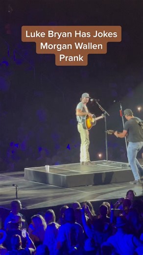 Luke Bryan and Morgan Wallen Prank | Hilarious Moments on Stage