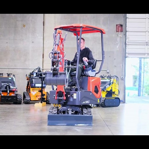 HuaYee HY14C Mini Excavator Briggs & Stratton Gasoline Overview | Best Seedling LLC