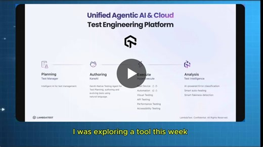 #testautomation #kaneai #testmuai #artificialintelligence #softwarequality #qualityengineering | Karlos Morais