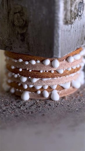 Leather Goods | Handmade Leather Bead | Leather Craft ASMR #asmr #diy #leathercraft