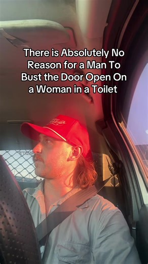 Public Toilet Incident: Man Busts Door on Woman