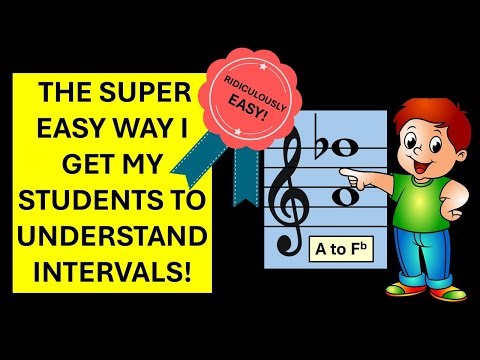 Intervals done easy! - Major, Minor, Perfect, Augmented, Diminished