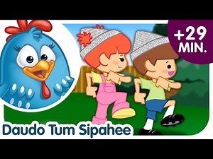 Gallina Pintadita | Lottie Dottie Murgi | Hindi Nursery Rhymes | Daudo Tum Sipahee