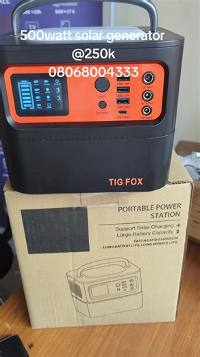Tigfox T500: Affordable 500W Solar Generator in Africa