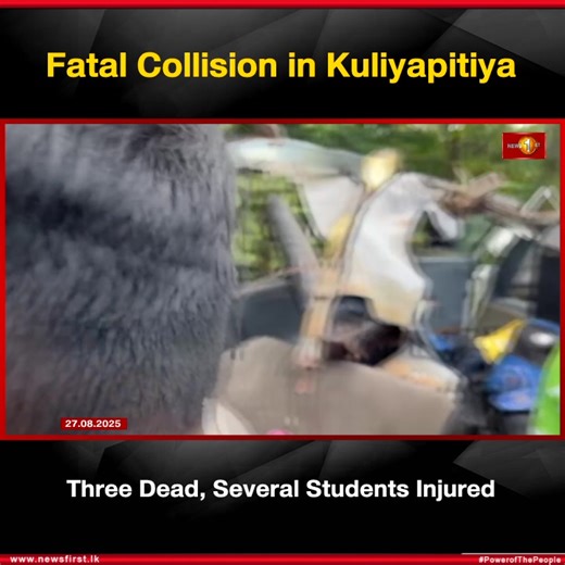 15K views · 65 reactions | COLOMBO (News 1st): Three people,...