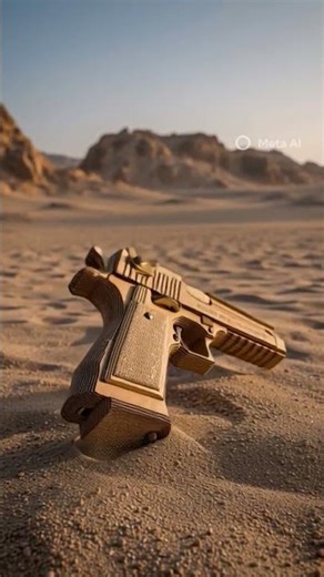 Next‑Level Cardboard Desert Eagle Visual Build #trending #viral #shorts #craft #freefire #papergun