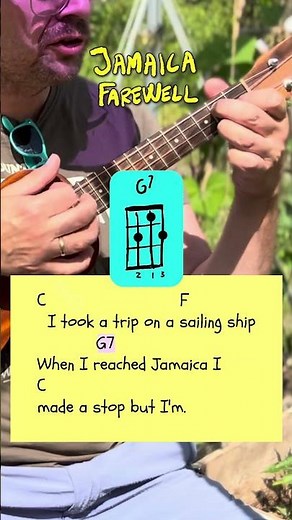 Jamaica Farewell – Ukulele Tropical Vibe - Chords & Strumming