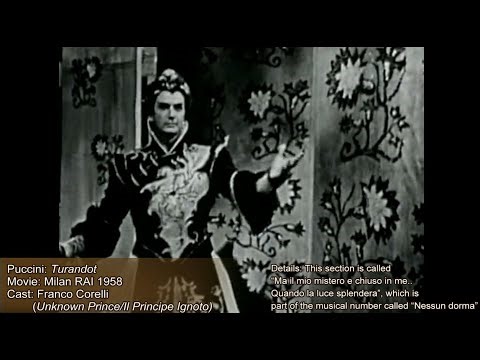 An Analysis of “Nessun Dorma” ft. Franco Corelli (with Music from Gold Standard Version)