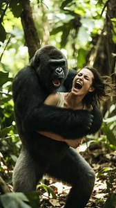 Gorilla love in jungle 😘 😋 #gorilla #monkey #baby #jungle #love #cute #FunnyAnimals #zoo_ #wildlife_ #disney_ #animals | Choklet Comedy