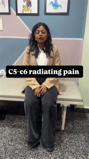 Aajkyasikha on Instagram: "C5-c6 nerve radiating pain till thumb and unable to sleep than follow this exercise How Breathing, Tongue & Eye Exercises Reduce Pain (Student Note) These exercises do NOT directly remove nerve compression (C5–C6). They reduce pain by calming the nervous system, improving muscle control, and activating pain-inhibitory pathways. 1. Diaphragmatic Breathing Activates phrenic nerve (C3–C5) & vagus nerve ↑ Parasympathetic tone, ↓ sympathetic overactivity ↓ Scalene & neck mu