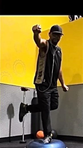 Balance Ball Powers! #balancefitness #shorts