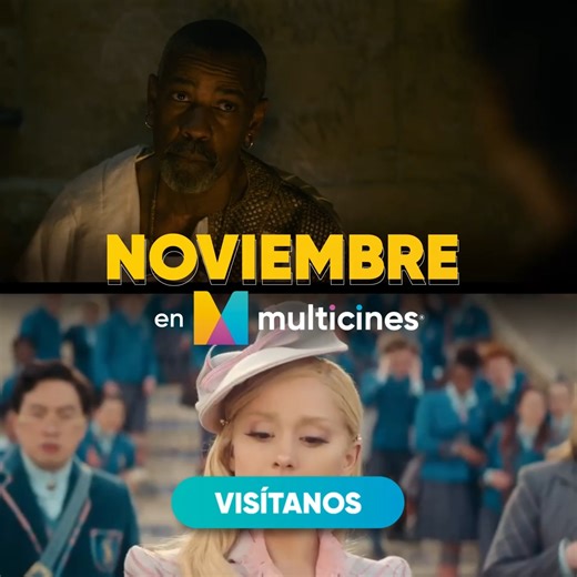 🌟🎬¡Nuevo mes, nuevas películas! 🍿🎉 ¡Sumérgete en los últimos éxitos taquilleros que llegan a Multicines en Noviembre! Tenemos todo lo que tú quieres ver. ¡No te pierdas: disfruta tu próxima noche de cine en Multicines! 🎟️✨ | MULTICINES :: Ecuador ::