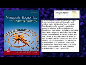 Managerial Economics & Business Strategy (Mcgraw-Hill Series Economics)