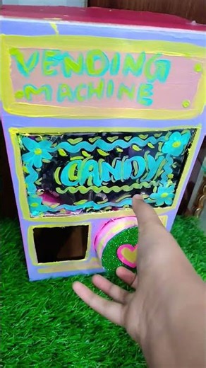 Candy vending machine. Tutorial had been uploaded on the channel .#diy