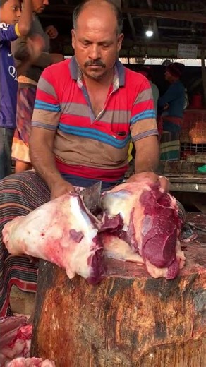 Deshi caw ran meat 🍖 cutting video #meatbd #reels #shorts #meat #food #foryou