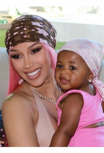 Cardi and Baby Blossom 🌸 #cardi #blossom #🥹🥹🥹 | Cardi B