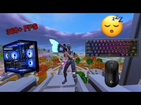 NEW SEASON BATTLE ROYALE!🏆 SteelSeries Apex Pro Mini😴Clicky Keyboard Fortnite | 4k | 360+ FPS