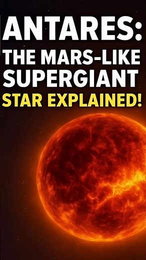 Antares: The Mars-Like Supergiant Star Explained! #space